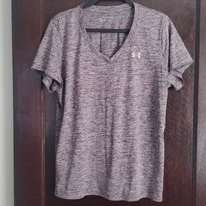 Two (2) women's XL dri fit v neck shirts